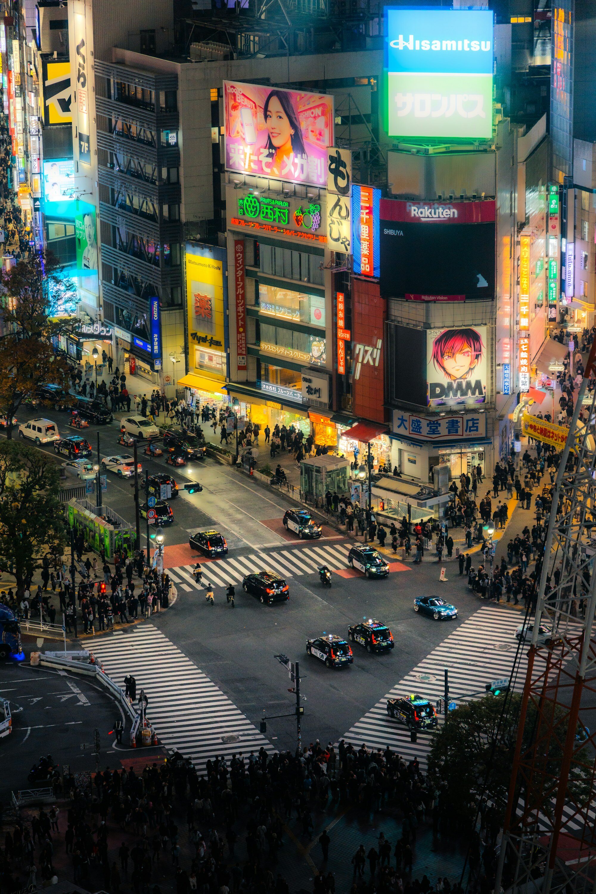 Shibuya Crossing Tokyo street scene