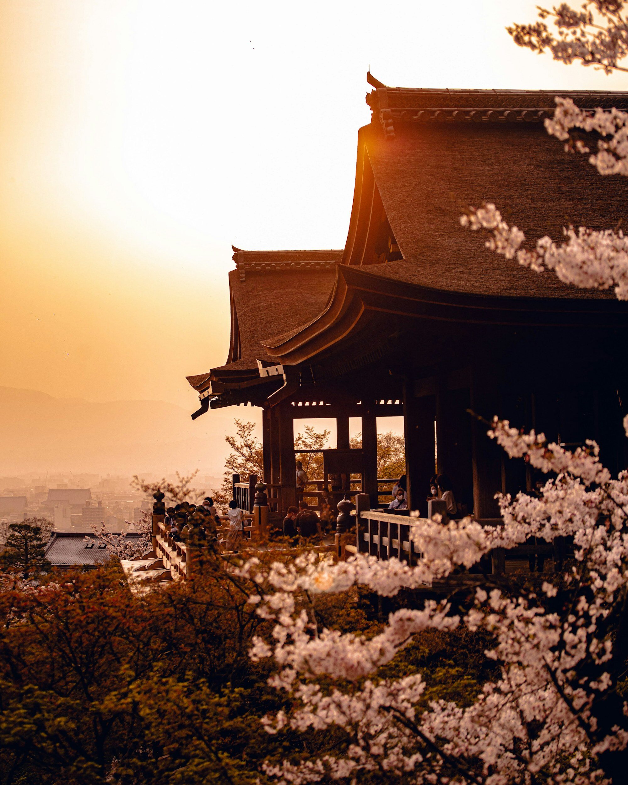 京都第二日步行路線中的清水寺與東山寺廟景