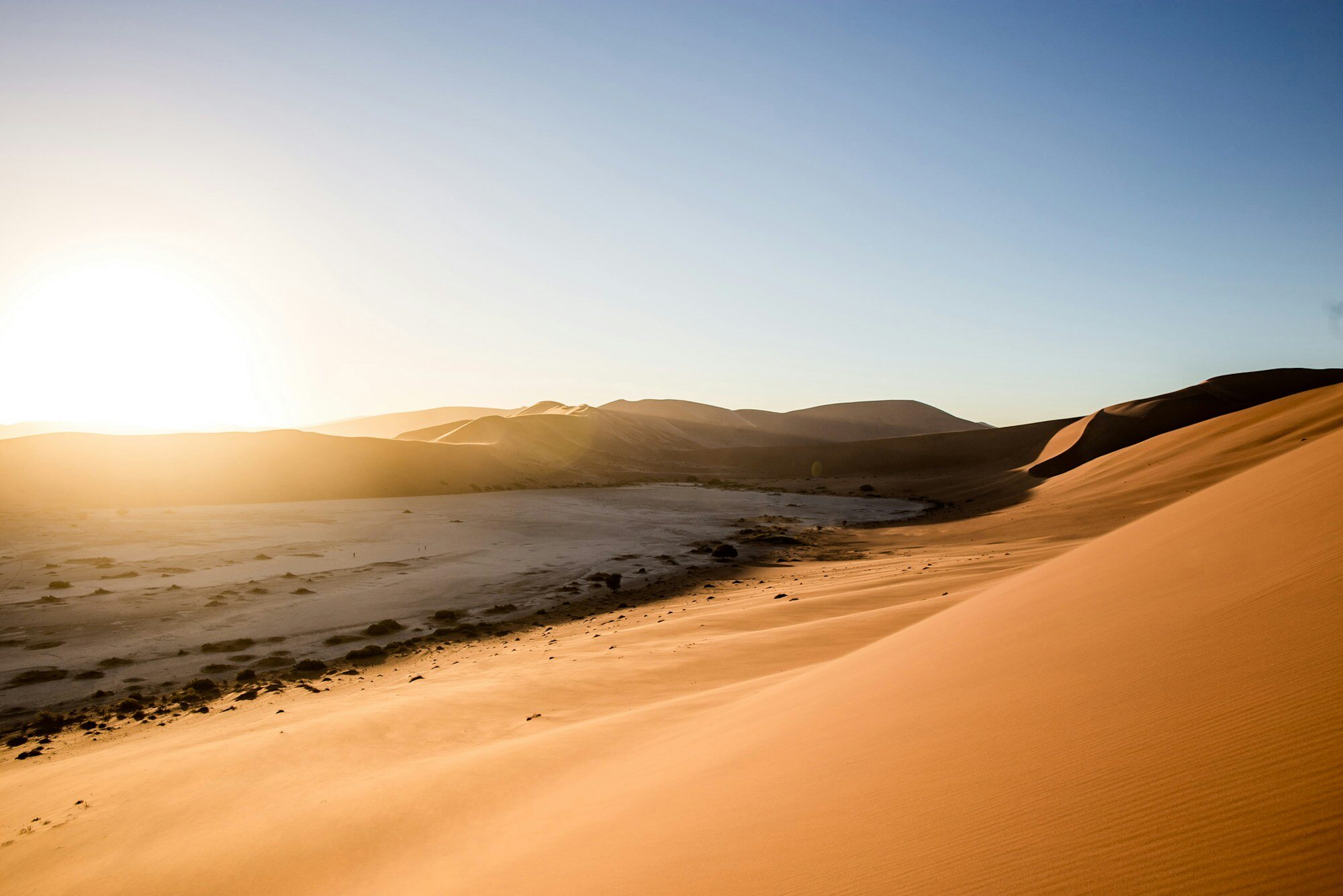 Red dunes in the Namib Desert