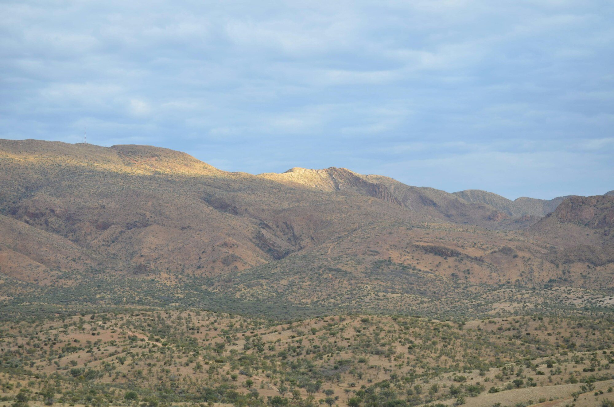 Arid mountain landscape in Damaraland, Namibia