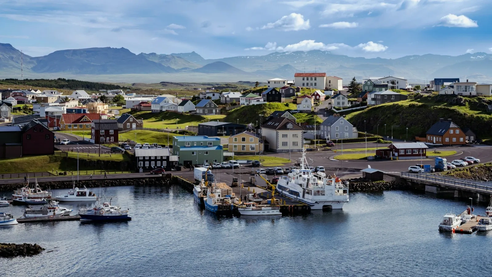 Leuchtfeuer der Insel Súgandisey